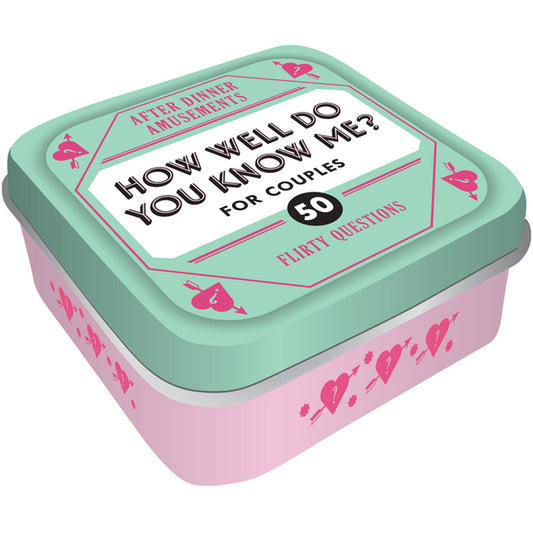 After Dinner Amusements: How Well Do You Know Me? for Couples: 50 Flirty Questions Chronicle Books
